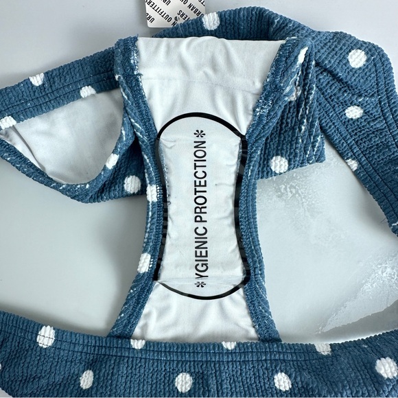 NWT Urban outfitters Out from under Polka Dot rucked back bikini bottom Size L - Picture 5 of 8